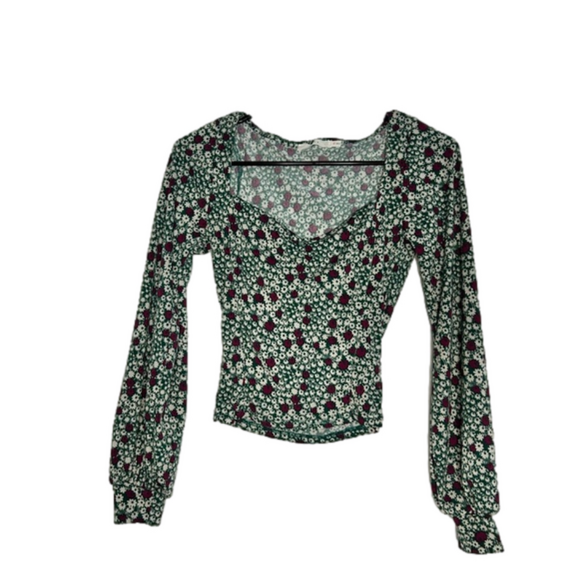 Lush Women’s Floral Long Sleeve Top - Picture 1 of 5